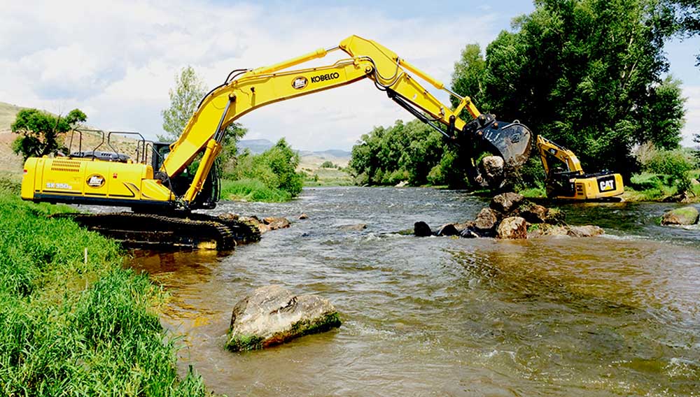 Construction of 2300m Stream at Kalakan